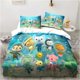 thumbnail image 1 of New Octonauts Bedding Set Bedroom Bed Size Quilt Cover And Pillowcase Kid's Birthday Gift Bed Sheets, 1 of 5