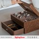 thumbnail image 2 of Caja de Relojes TAWBURY de 6 Ranuras Marrón – Almacenamiento de Lujo, 2 of 9