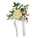 thumbnail image 2 of Flor De Rosa Artificial Para Silla De Pasillo, Para Boda, Cumplea?os, Amarillo, 2 of 5