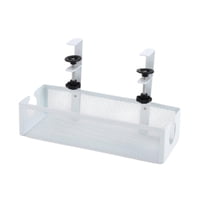 Magideal - Bandeja Organizadora De Cables Blanca Para Debajo Del Escritorio, Versátil Con Abrazadera Para Mantener El Suelo Del Escritorio Ordenado, Instalación