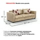 thumbnail image 3 of Sofá 4 Cuerpos XL Con Resorte Estructural Palazzo Envejecido Beige, 3 of 3