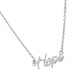 thumbnail image 1 of Simple Palabra Esperanza Colgante Collar Gargantilla Cadena Mujeres Joyería Nupcial Plata, 1 of 3