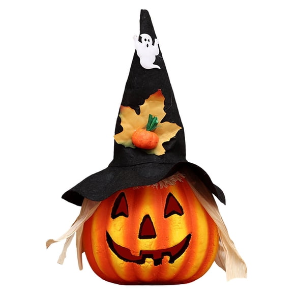 Ilumine La Linterna De La Calabaza De La Espuma De Halloween Decorativa Para El Estilo D Del Porche De La Mesa De La Casa