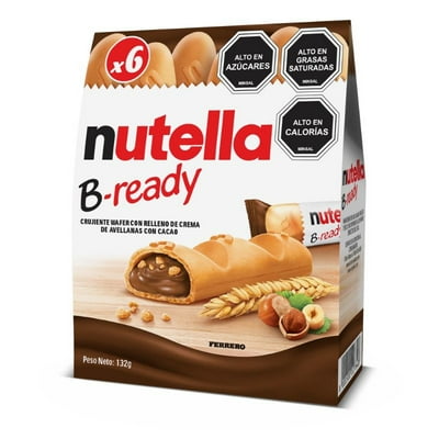 Wafers Con Relleno Nutella 132 G Ferrero