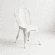 thumbnail image 1 of Silla Tolix de Comedor o Terraza Exterior - Blanca, 1 of 7