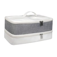 Magideal - Bolsa De Transporte Para Secador De Pelo De Doble Capa, Bolsa De Almacenamiento De Herramientas Para El Cabello Portátil Multiusos A Prueba De Polvo,