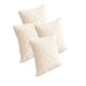 thumbnail image 1 of Set De 4 Fundas De Cojin Serie Abanico 45x45 Cm Blanco, 1 of 4