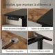 thumbnail image 4 of Escritorio Altura Ajustable Eléctrico 120cm Profesional Duo Marron, 4 of 8