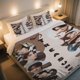 thumbnail image 1 of TREASURE Band Member Style Patchwork Duvet Cover Set Easter Bedding Set, 1 of 1