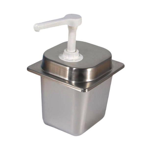 Dispensador Manual De Salsas, 2,3 L, Botella Con Bomba Manual Para Condimentos, Para Restaurante, Hogar, 20 Cc