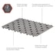 thumbnail image 2 of Alfombrilla de lavabo Farmhouse Spectrum Diversified Hexa Frost/Grey, 2 of 6