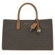 thumbnail image 1 of Bolso tipo cartera Michael Kors Scarlett de lona marrón medio, 1 of 3