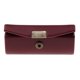 thumbnail image 2 of Estuche para lápiz labial de cuero Caja de almacenamiento Espejo Monedero Bolsillo Rojo vino, 2 of 5