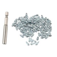 Magideal - 100 Piezas De Tacos Antideslizantes Para Neumáticos, Accesorios De Invierno Para Automóviles, Tacos Para Nieve Para Neumáticos De Ruedas, Clavos Para 4X12 Mm