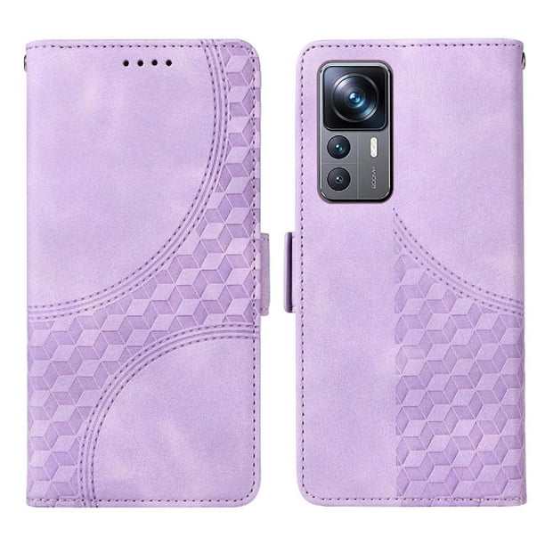 Carcasa FOXDOCK Xiaomi 12T de cuero PU, diseño acolchado clásico, protección contra caídas y rayones