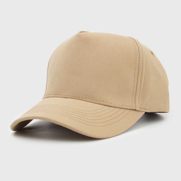 Gorra de Algodón 5 Paneles Lisa Unisex