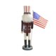 thumbnail image 4 of Figura De Soldado De Cascanueces De Madera De Navidad Con Bandera De EE. UU. Duradera Para Regalo Navide?o, 4 of 5