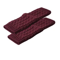 Genérico - Polainas Calentadores Tejido Trenzado Colores Variados Mujer Niña Elegante 100% Lana