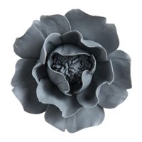 Magideal - Esculturas De Cerámica De La Decoración De La Pared De La Flor Para La Oficina Casera Del Dormitorio S Gris