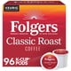 thumbnail image 1 of Coffee Folgers Classic Roast K-Cup 96 cápsulas, 1 of 5