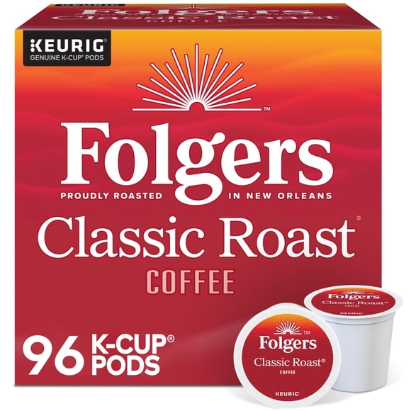 Coffee Folgers Classic Roast K-Cup 96 cápsulas