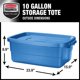 thumbnail image 3 of Bolso Rubbermaid con cuello rugoso, 37,85 L, paquete de 6 unidades, azul, 3 of 8