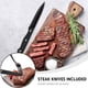 thumbnail image 5 of Juego de vajilla de acero inoxidable de 48 piezas, cuchillo para carne estilo occidental para 8 personas, tenedor, cuchara en caja de regalo, 5 of 5