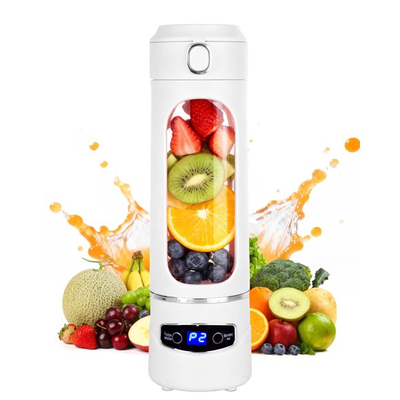 Licuadora Nimbelephant 600 ml portátil sin cables, color blanco
