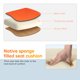 thumbnail image 5 of Silla de oficina BestOffice de malla ergonómica ajustable color naranja, 5 of 7