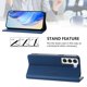 thumbnail image 3 of Funda Billetera con Soporte para Samsung Galaxy S21 FE 5G Bloqueo RFID Plegable Azul, 3 of 6