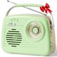 thumbnail image 1 of Radio portátil Bingxue Vintage Transistor AM/FM con Bluetooth, 1 of 9