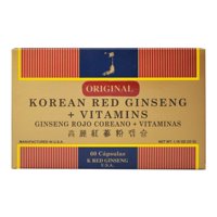 Korean Red Ginseng - Energizante - Ginseng Rojo K Red+Vitaminas X 60 Caps.