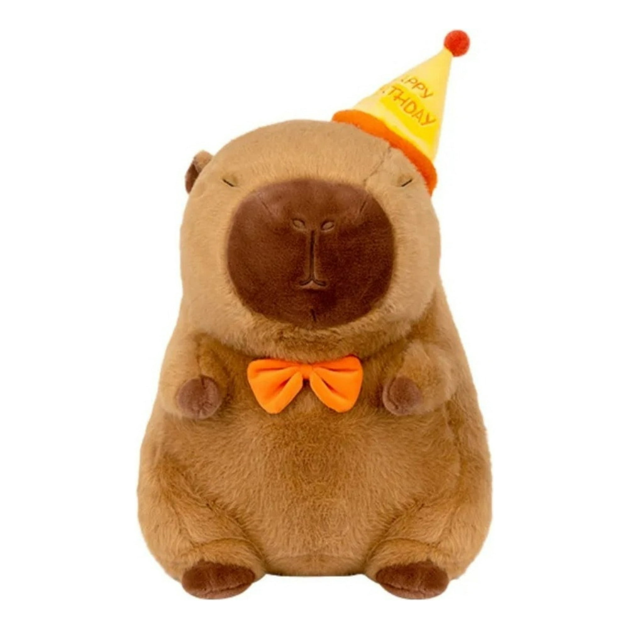Genérico - Peluche De Capibara 23cm Feliz Cumpleaños