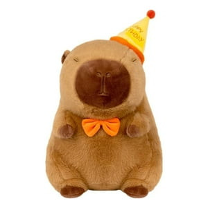 Genérico - Peluche De Capibara 23Cm Feliz Cumpleaños