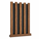 thumbnail image 5 of Angulo Terminación Wall Panel Wpc 2.7m Tabaco Negro Pack 5, 5 of 5