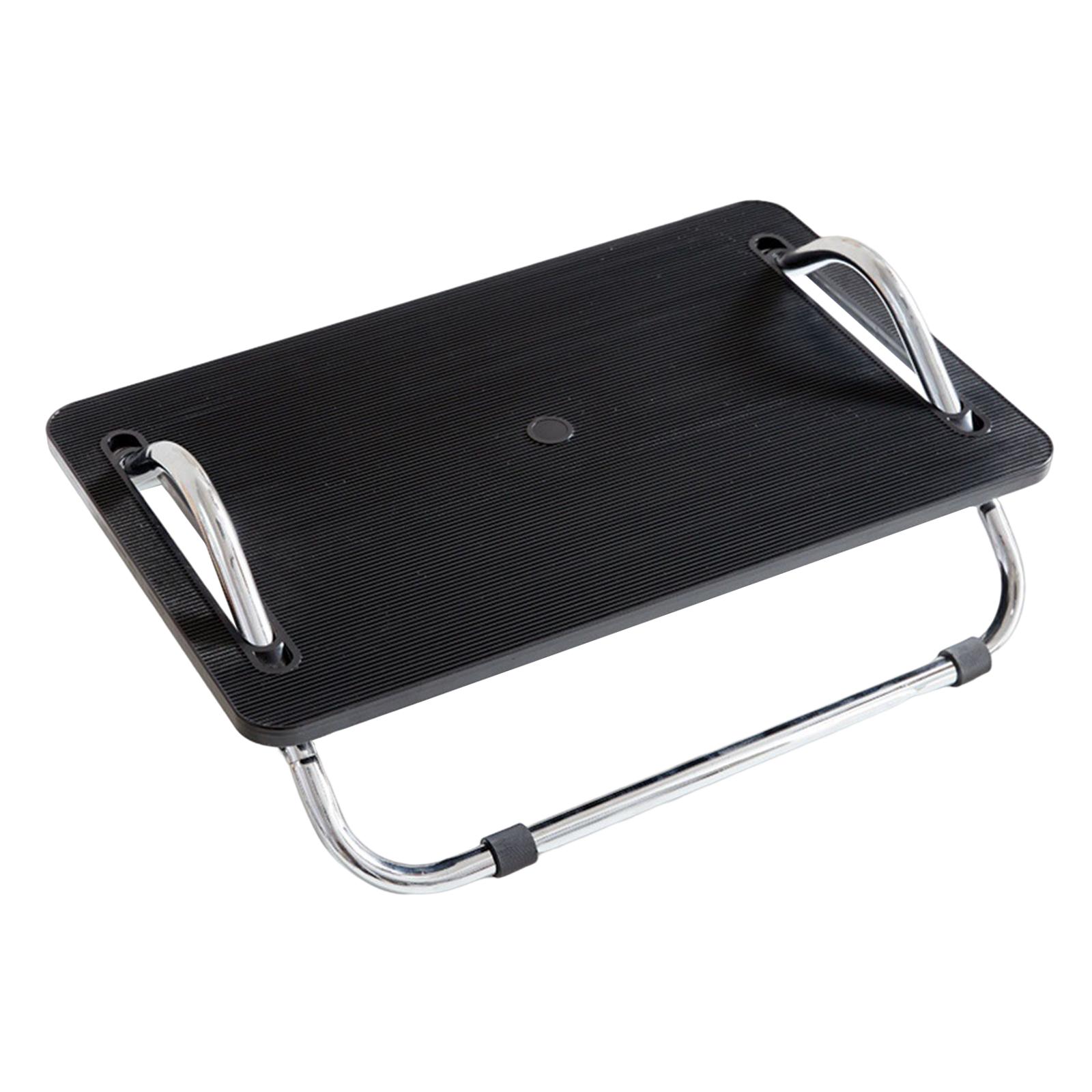 Magideal - Taburete De Pie Para Escritorio De Pie Reposapiés Ajuste De Ángulo De Inclinación Superficie Antideslizante Reposapiés Ergonómico Debajo Del Escritori Negro