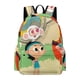 thumbnail image 1 of ¡Ahoy Piratas!-theme Backpack, Campus style schoolbag Bookbag with Adjustable Shoulder Straps And Large Zip Compartment, Unisex Travel Bags.42x30x15cm, 1 of 6