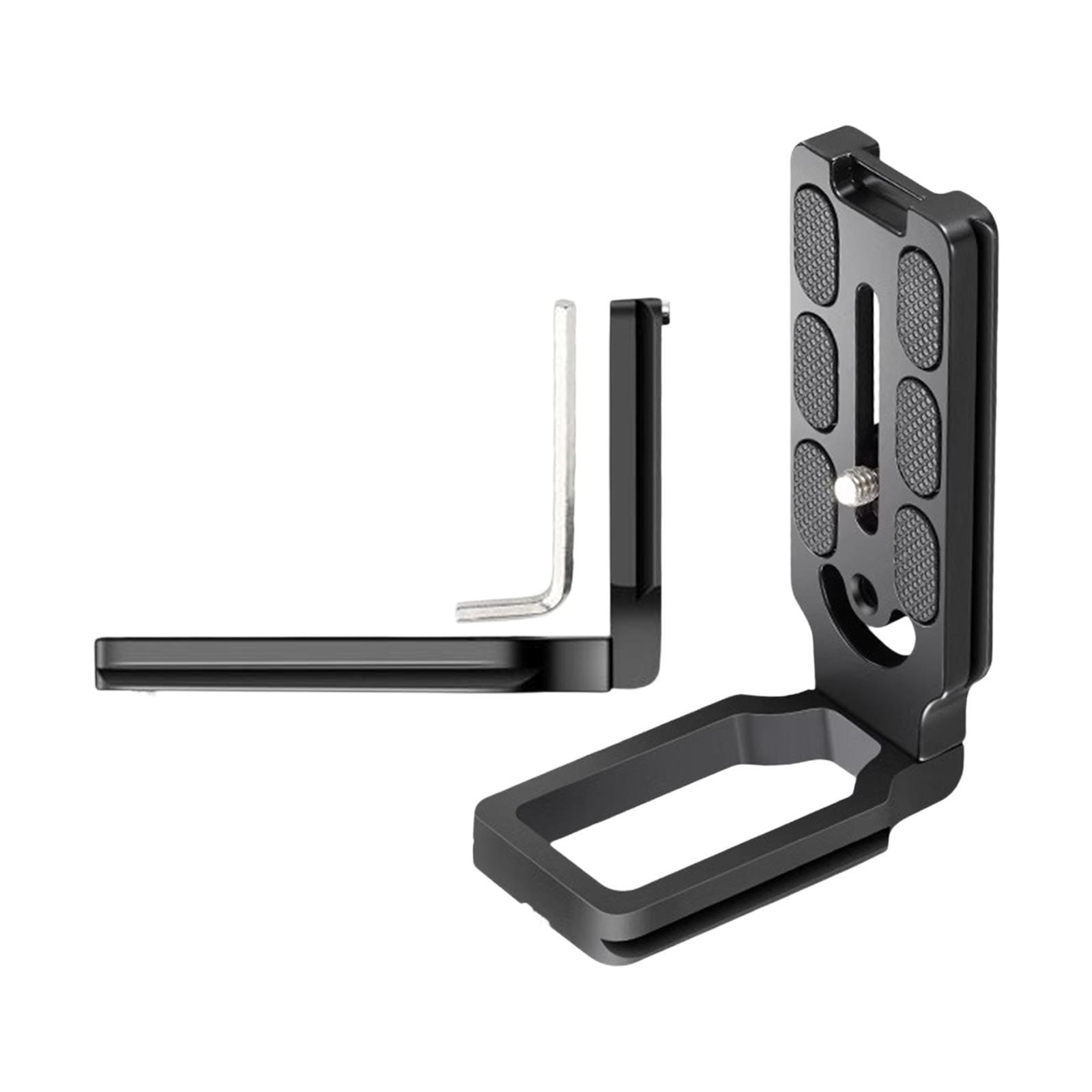 Magideal - Cámara Con Soporte L Para Dslr, Placa De Liberación Rápida Para Trípode, Accesorios Para Videocámara, Soporte Vertical Para Cámara, Cabezal De Trípode L