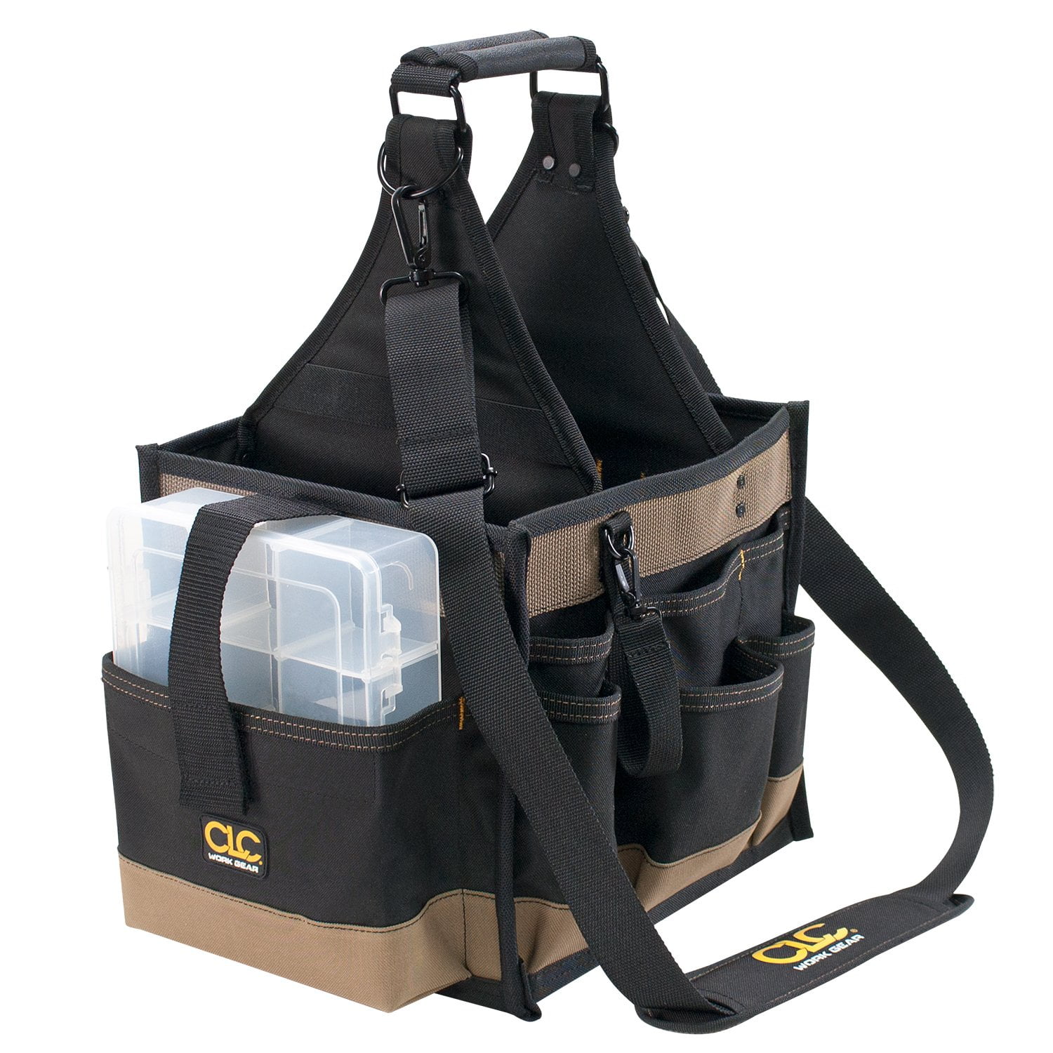 Portaherramientas Custom Leathercraft 1528, Grande, Eléctrico, Negro