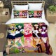 thumbnail image 1 of Cartoon S-Sailor-M-Moon Bedding Sets exquisite bed supplies set duvet cover bed comforter set bedding set luxury birthday gift Bed Sheets, 1 of 5