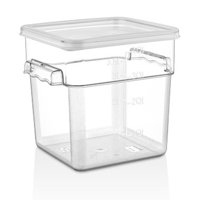 Gastroplast - Recipiente Policarbonato Cuadrado 3,8 Lt