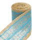 thumbnail image 1 of Uxcell Cinta de Encaje de Yute, Cinta de Arpillera de 2.18 Yardas para Decoración de Fiestas de Boda, Azul Cielo, 1 of 6