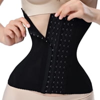 Xusx111 - Entrenador De Cintura Para Las Mujeres Corset Shapewear Control Del Vientre Adelgazamiento Body Shaper Cintura Cincher Banda Del Vientre (L)