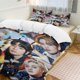 thumbnail image 2 of Stray Kids Bedding Set Duvet Cover Comfortable and Lightweight Cartoon Bedding 3 Piece Bed Set, 2 of 5