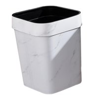 Bothyi - Papelera De Baño Pequeña, Cesta De Basura Cuadrada De 14L Para Inodoro, Hogar, Sala De Estar, Color Blanco