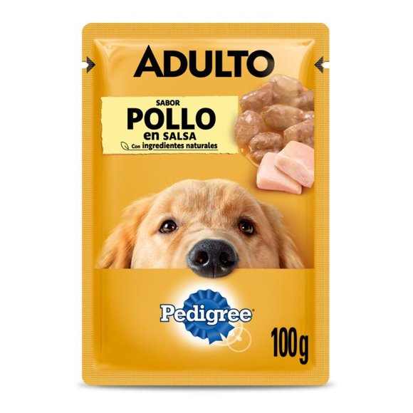 Alimento Húmedo Perro Adulto Sabor Pollo Pouch, 100 g
