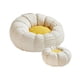 thumbnail image 5 of Puf Para Salón, Interior, Oficina, Color Beige Y Amarillo, 5 of 5