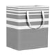 thumbnail image 1 of Cesto De Ropa Canasto De Almacenamiento Organizador Plegable Para Almohadas Bolso Artículos De Tocador 100ml Y Ancho Gris, 1 of 3