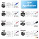 thumbnail image 3 of Juego de herramientas para engarzar HKS Ratcheting, 8 piezas, Quick Change, 3 of 6