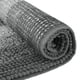 thumbnail image 4 of REGALWOVEN Alfombras de baño a rayas de colores contrastantes, alfombra de baño peluda antideslizante, alfombrillas de baño para el suelo del baño, bañera y ducha negra 20" x 32", 4 of 6
